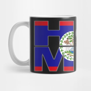 Belize Flag Collection Spelling HOME - Belmopan - Soca Mode Mug
